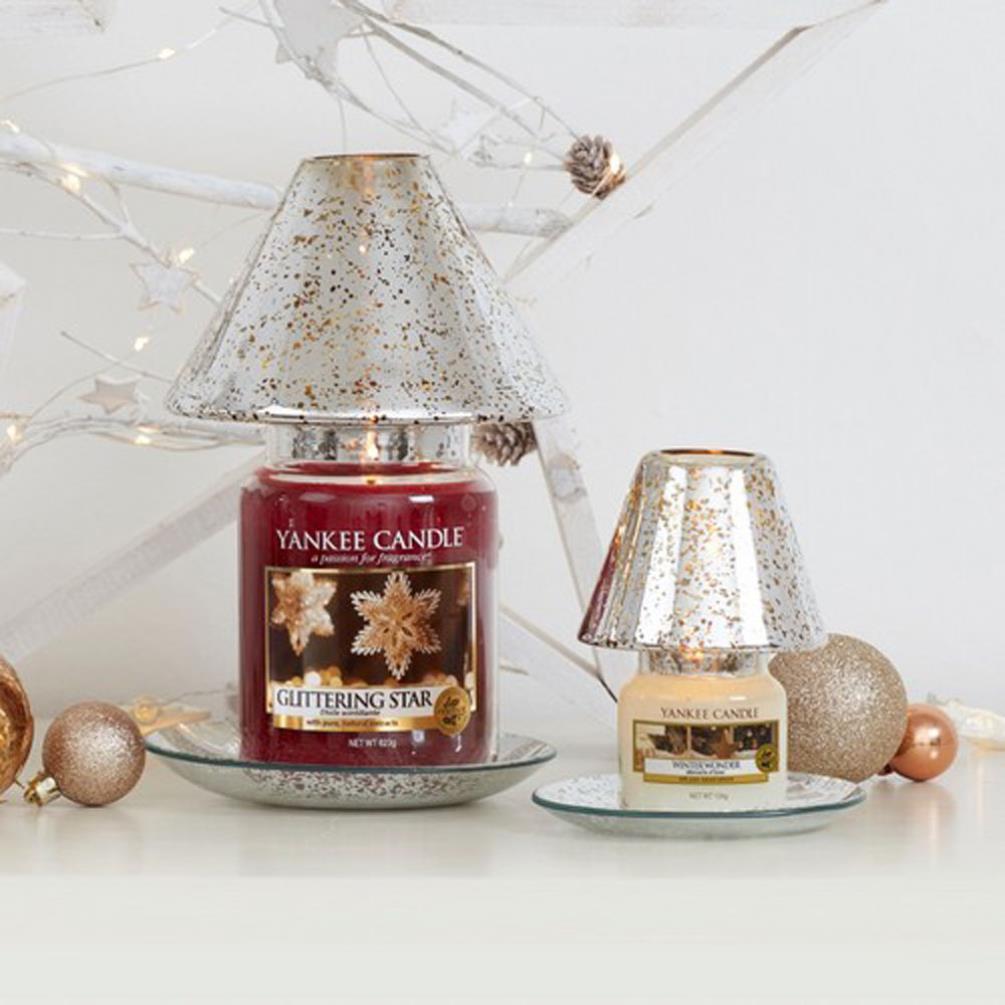 Yankee Candle Shimmer Glow Large Shade & Tray Set Extra Image 3